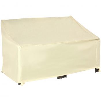 Outsunny Funda Protectora para Banco de 2 Plazas 140x84x56/94 cm Cubierta de Muebles Exterior Tela Oxford 600D con Recubrimiento Impermeable para Jardín