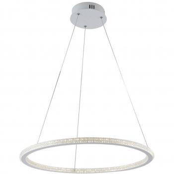 Plafón LED Bryant de Aluminio con Difusor Acrílico Blanco, 1 Ampoule, Dimensiones 60x2cm, 3265lm, Temperatura de Color 3000K