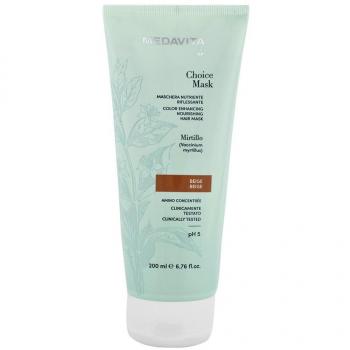 Medavita Choice Beige Nourishing Color-Enhancing Hair Mask 200ml