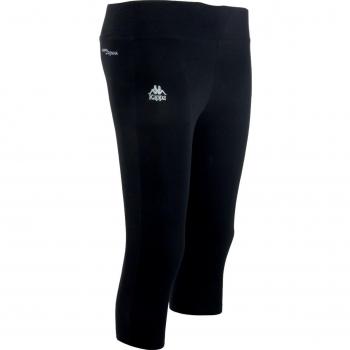 Kappa Mezzoti Auth Pantalón Capri 3/4, Unisex, Negro, L