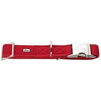 HUNTER Collar de Aluminio Resistente y Cuero sin Flor