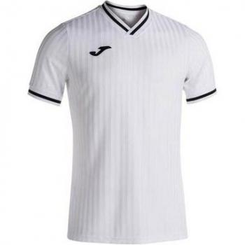 Joma Toletum III Men's Short Sleeve White Football T-Shirt
