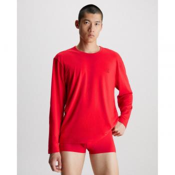 Camiseta de pijama de manga larga para hombre Calvin Klein
