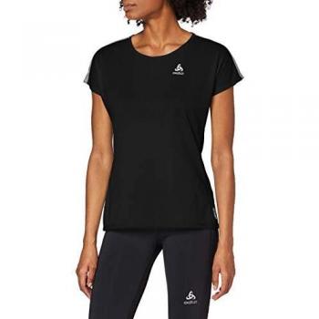 Odlo Bl Top Crew Neck S/S Millennium Linencool - Camiseta para Mujer, Mujer, Camiseta, 312801, Negro, Small
