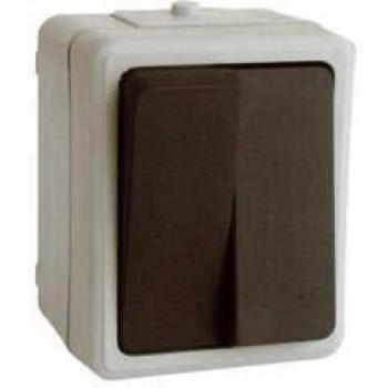 ElectroDH Interruptor Doble Superficie Estanco IP44