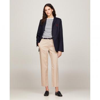 Tommy Hilfiger - Pantalón chino slim straight de mujer de cintura media