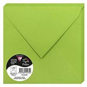 Sobre Clairefontaine 165x165 Menta Pack de 20