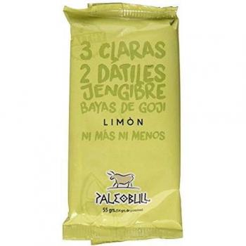 Barrita Energética Paleo 100% natural - Alta en proteínas - Limón, Bayas de Goji y Jengibre