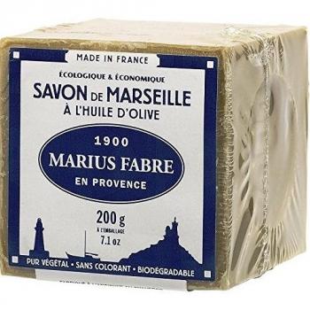 Jabón de Marsella Extra Puro 72% Aceite de Oliva en Cubo 200g NATURE by Marius Fabre
