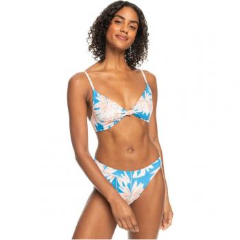 Conjunto de bikini de mujer Roxy Love The Surf azul y blanco, talla L