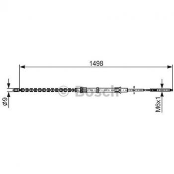 Bosch 1987477338 cable de freno