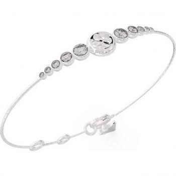 Guess - Pulsera Perfect Illusion de acero plateado