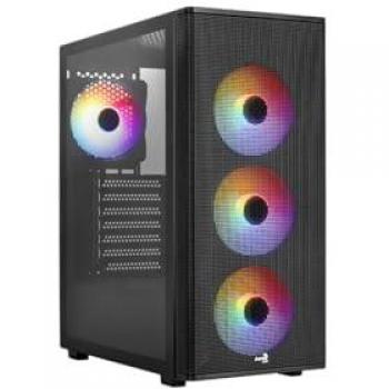 Caja Semitorre ATX Aerocool Designer G V1 Negra con Cristal Templado y Sin Fuente de Alimentación