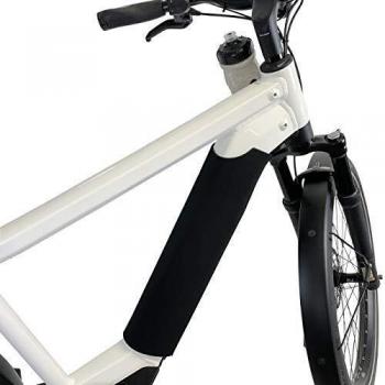 NC-17 4314 funda protectora universal para bicicleta eléctrica estándar para batería en tubo diagonal cubierta térmica de batería, negra, adecuada para circunferencia de tubo de 30 cm a 38 cm