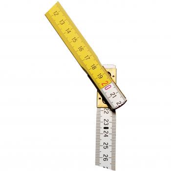 Stanley 0-35-458 - Metro plegable de madera, 2 m x 17 mm