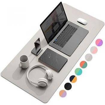 YSAGi Almohadilla Multifuncional de Escritorio de Oficina, Alfombrilla de Ratón,Cuero PU Antideslizante,80 x 40 cm,Impermeable, Utilizable por ​Ambos Lados, para Oficina/Hogar