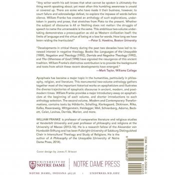 On What Cannot Be Said: Apophatic Discourses in Philosophy, Religion, Literature, and the Arts - Volume 2: Modern and Contemporary Transformations (Academic Book)