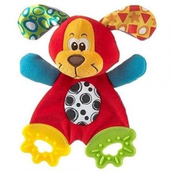 Happy cherry - Juguetes Sonajero Mordedor Peluche de Animales para bebés niños niñas recien nacidos - perro