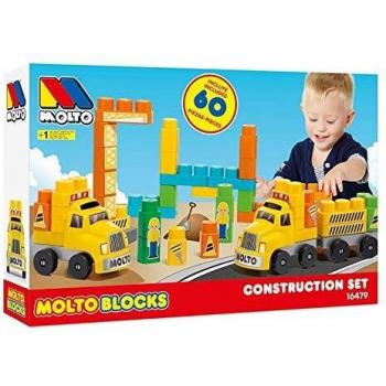 M MOLTO Camión de construcción de Bloques 60pcs