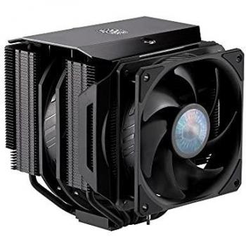 Cooler Master MasterAir MA624 Stealth CPU Air Cooler, Dual Tower Heatsink, Push-Pull SickleFlow 140 V2