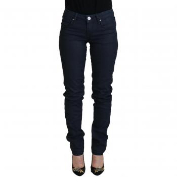Blue Cotton Low Rise Skinny Women's Casual Jeans - W26
