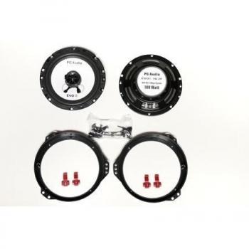 PG Audio Kit de instalación de altavoz para puerta delantera adecuada para Toyota Yaris