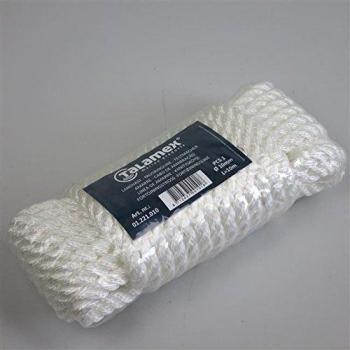 Superlene Mooring Triple Geschlagenes Polypropylene White Size:10mm-10m by TALAMEX