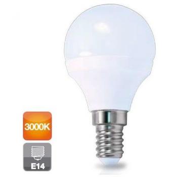 Bombilla LED Esférica E14 6W Luz Cálida 3000K 560 Lm GSC 2002364