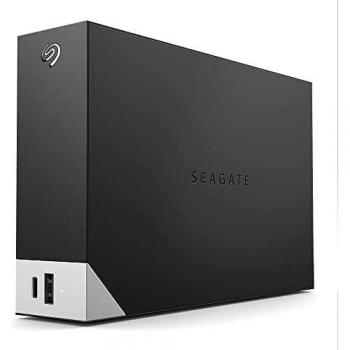 Seagate One Touch Hub Disco Duro Externo 12TB USB-C y USB 3.0 para PC, Mac, Escritorio y Portátiles con 4 Meses Adobe Creative Cloud Photography Plan - Negro (STLC120