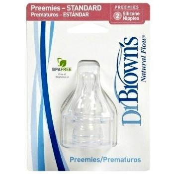 Tetina Estándar Prematuros 2 unds Dr. Browns
