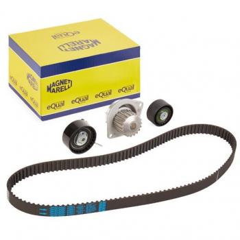 Bomba de agua y kit de correa de distribución MAGNETI MARELLI 132011160064