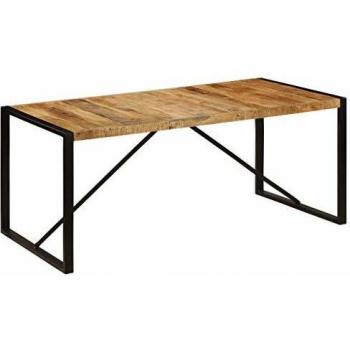 vidaXL Dining Table 180x90x75 cm Solid Mango Wood