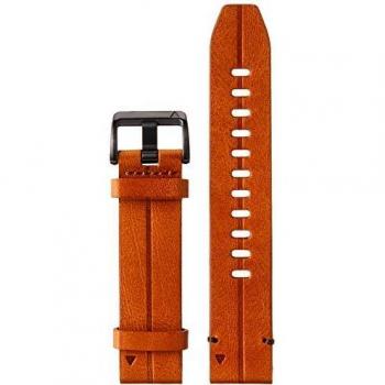 Garmin QuickFit 22mm Chestnut Leather Watch Band