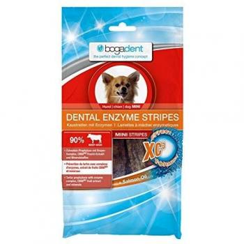 Bogadent Mini Dental Enzyme Stripes for Small Dogs 100g