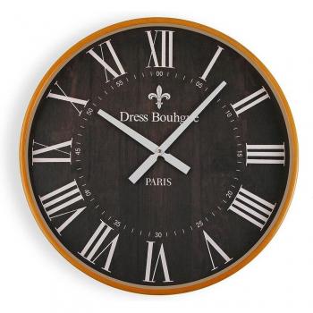 Reloj de Pared Versa Cristal 4,5 x 60 x 60 cm Madera MDF