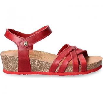 Sandalias de Mujer Panama Jack Chia B2 Color Rojo con Cuna