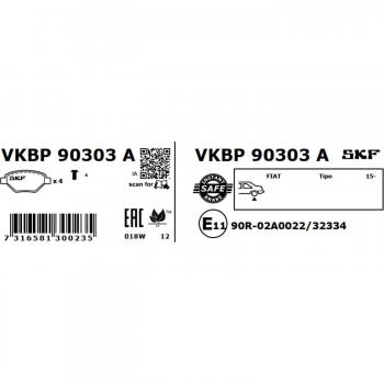 Pastillas de freno SKF VKBP 90303 A