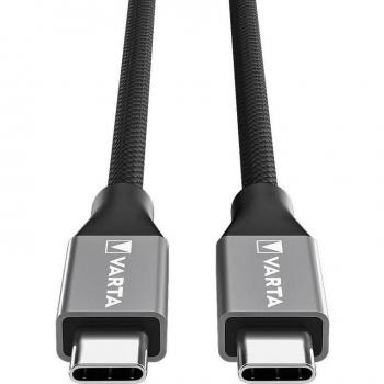 Cargador Universal Varta 57936 101 111 para dispositivo móvil, Corriente alterna, USB, Interior y Cable Cargador Varta USB Tipo C