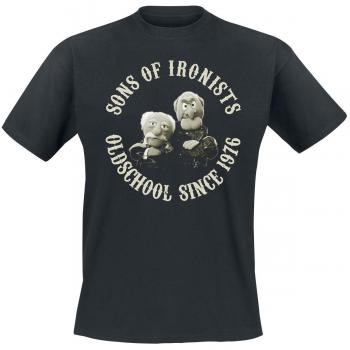 The Muppets Sons of Ironists Hombre Camiseta Negro XL 100% algodón Regular