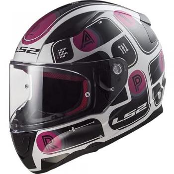 Casco Integral LS2 FF353 Rapid Brick GL Negro/Rosa