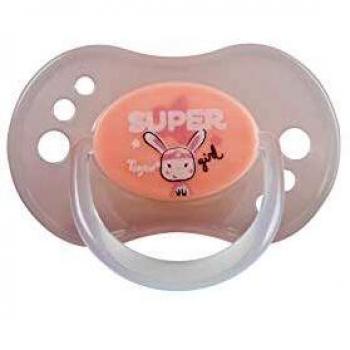 TIGEX Sensitive chupete látex reversible y suave +18 meses envase 2 uds