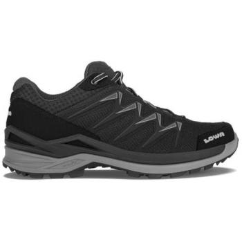 Zapatillas de montaña Lowa Innox Pro GTX Lo para hombre, impermeables y transpirables, color negro/gris, talla 44