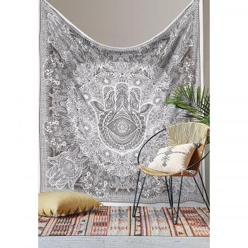 Tapestry Queen Black White Hippie tapestries Mandala Bohemian Psychedelic Intricate Indian Bedspread 92x82 Inches Aakriti Gallery Brand Name: Aakriti Gallery