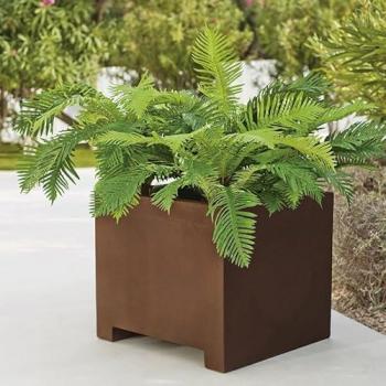 Newgarden - NARCISO Macetero Cuadrado para Flores y Plantas Muy Resistente para Exterior e Interior de Estilo Moderno, Hecho de Polietileno en España, Disponible en Varios Colores y Tamaños (59