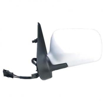 Espejo retrovisor Alkar 6125107 - Espejos Exteriores para Automóviles, diseño específico para vehículos, con ajuste manual, vidrio templado y acabado en negro