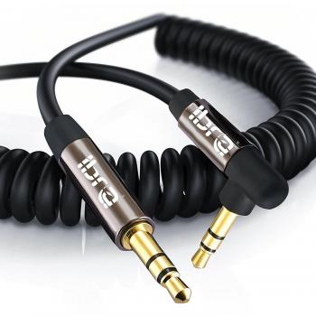 Espiral espiral del cable auxiliar 0.5M