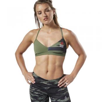 Reebok RC Micro Bra Sujetador Deportivo, Mujer, Canopy Green, XS
