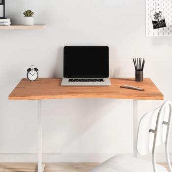 Tablero de escritorio madera maciza de haya 100x(55-60)x2,5 cm vidaXL