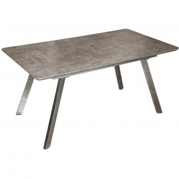 SuskaRegalos-Mesa Comedor Extensible Metal/Madera Gris_160/200x90x76 Cm