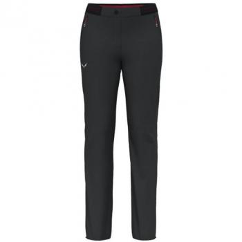 Pantalones largos Salewa Pedroc 4 Durastretch para mujer, color negro, talla L